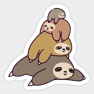 Sloth friends Sticker